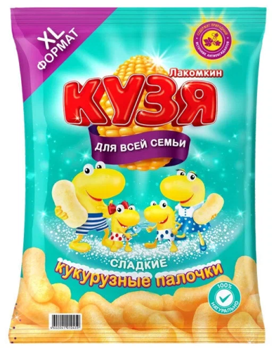 Палочки кукурузные Кузя лакомкин XL 190 г
