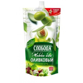 Майонез Слобода Оливковый 400г с доз.