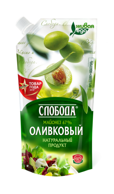 Майонез Слобода Оливковый 220 г с доз.