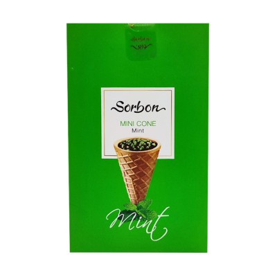 Мини-рожок хрустящий "Sorbon" с аром мяты 200г.