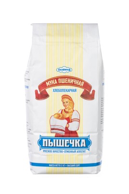 Мука Пышечка пшеничная в/с 2 кг
