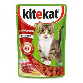 Китикет д/кош. Говядина.в соусе 85г