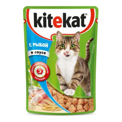Китикет д/кош. Рыба в соусе 85г