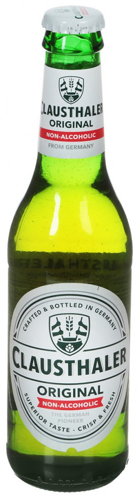 Пиво  св.Клаусталер б/а 0,5% 0,33 л.ст/б