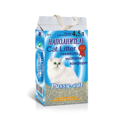 Наполнитель ПусиКет стандарт(синий) 4,5л