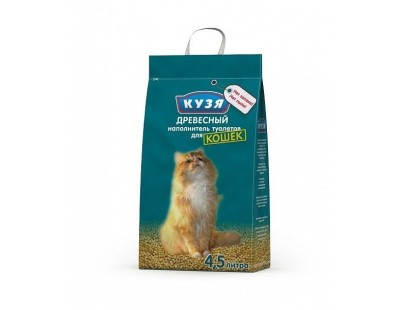 Наполнитель Кузя древесный  4,5л