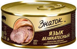 Язык Деликатесный 325гр ж/б Знаток