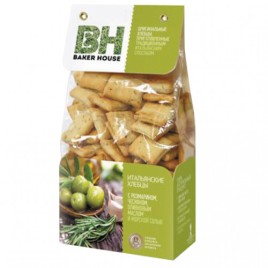 Хлебцы Baker House с розмарином,чесноком, олив.маслом 250г