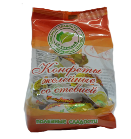 Конфеты желейные лимон со стевией 200г.Покровск
