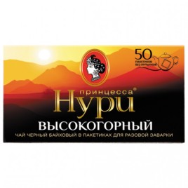 Чай Принцесса Нури черный высокогорный 50пак.