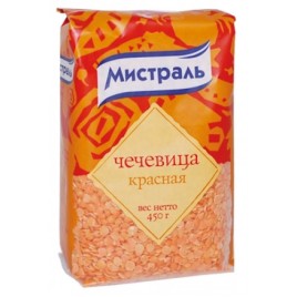 Мистраль Чечевица красная 450г