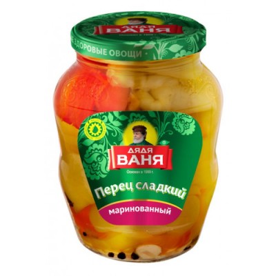 Перец сладкий марин/резан. Дядя Ваня с/б 680 г