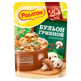 Бульон "Роллтон" грибной 90г