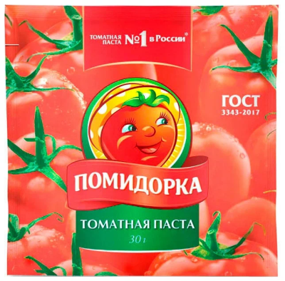 Томатная паста Помидорка 30гр м/у