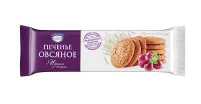 Печенье Овсяное Полет с изюмом 250г