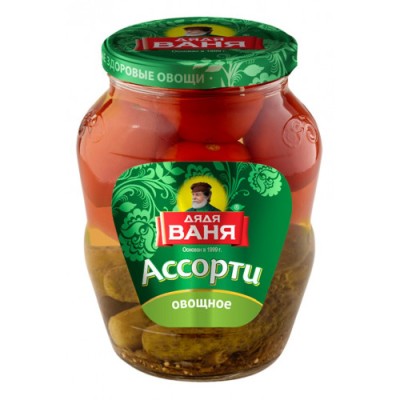 Ассорти овощное Дядя Ваня 680г.
