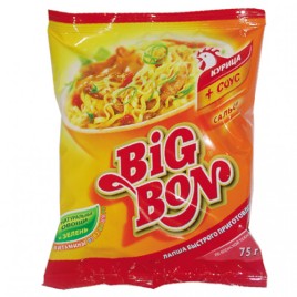 Лапша Биг-Бон курица  пакет 75гр.