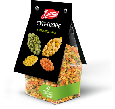 Bravolli Смесь бобовая,суп пюре  350г.