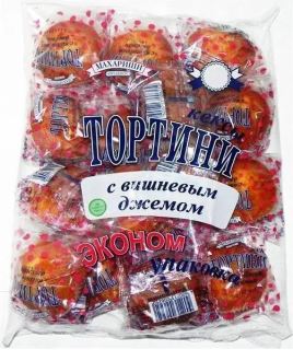 Тортини Кексы  500г  Вишня