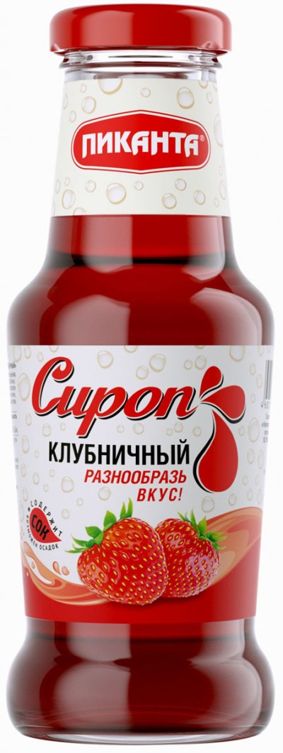 Сироп клубничный Пиканта 300 г