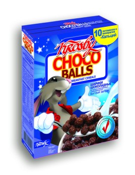 Готовые завтраки Шоколадные шарики Кросби 200г.