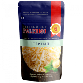 БЗМЖ Сыр твердый Тертый м.д.ж. 40% 120г Палермо