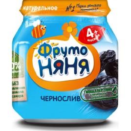 Пюре ФрутоНяня чернослив 100г