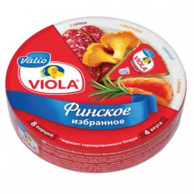 БЗМЖ Сыр плав Виола Финское избранное 8пор 130г