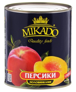 Персики половинки Микадо 410 г