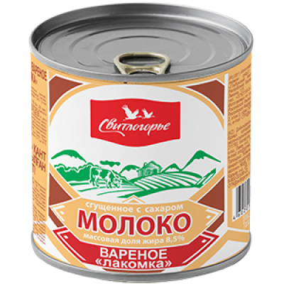 БЗМЖ Молоко сгущенное вареное Лакомка 8,5% 380г "Светлогорье"