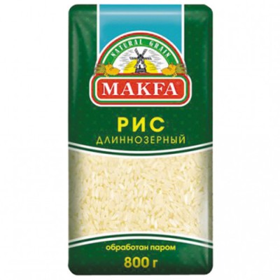 Макфа Рис длинный пропар. 800г