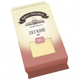 АКЦИЯ!!! БЗМЖ Сыр Брест-Литовский Легкий 35% 200г