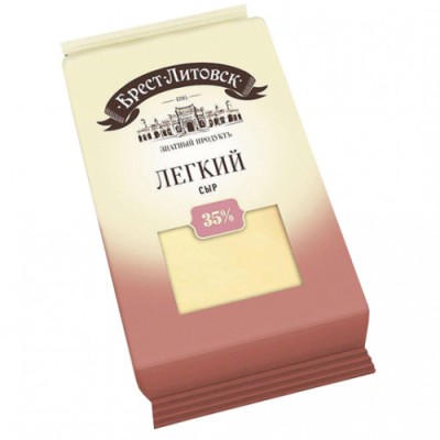 АКЦИЯ!!! БЗМЖ Сыр Брест-Литовский Легкий 35% 200г
