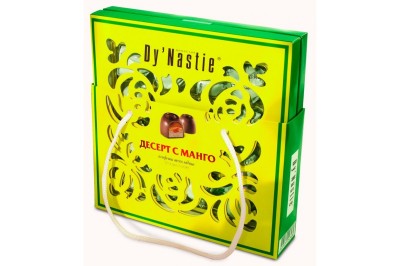 Шоколадные конфеты Династия "Десерт с манго" в сумочке 170г