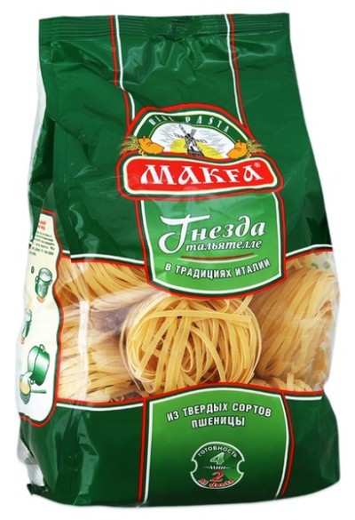Макфа Лапша Гнезда Тальятелле 450г