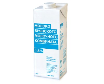 БЗМЖ Молоко ультрапаст. 1,5% 975мл БМК edge