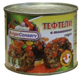 Тефтели в т/с Булгарконсерв 540г