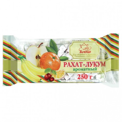 Рахат-лукум Ароматный ассорти мелкая нарезка 250г.Тимоша