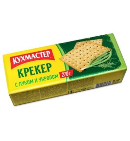 Крекер Кухмастер с луком и укропом 270г