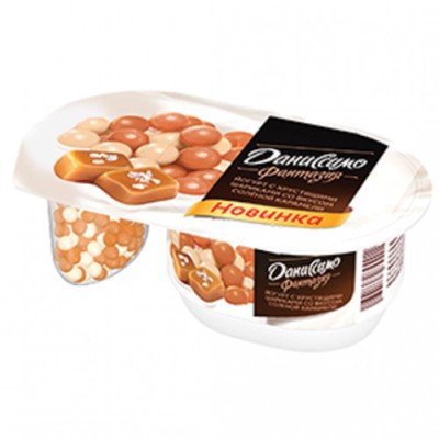 БЗМЖ Йогурт Даниссимо Фантазия Соленая карамель 105г