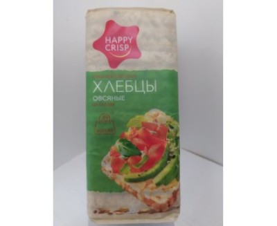 Хлебцы овсяные со льном 60г Happy Crisp