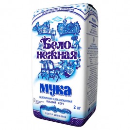 Мука "Бело Нежная" в/с 2кг.
