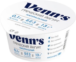 БЗМЖ Йогурт "Греческий" обезжир. 0,1% 210г Venns