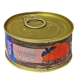 Икра деликатесная со вкусом сига 120г ж/б Лунское Море
