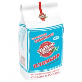 Мороженое Пломбир  "Семейное" 450г Чистая линия