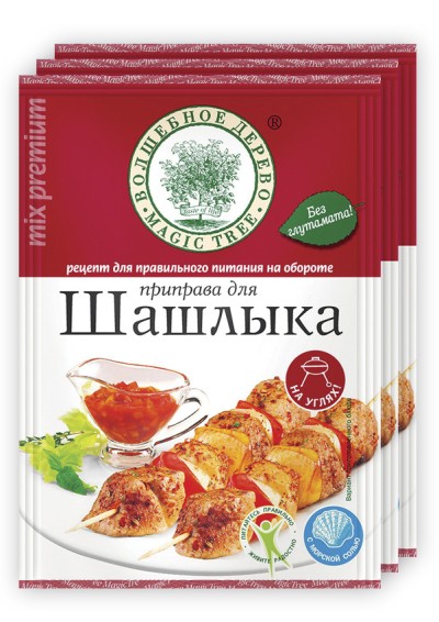 Приправа для шашлыка с морской солью 30г Волшебное Дерево