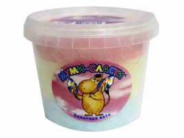 Сахар. вата 150гр. "Муми-сласти" апельсин, мята, ежевика