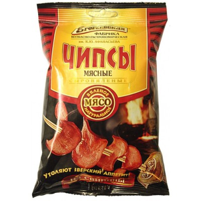 Чипсы мясные из свинины 30г. Егорьевская