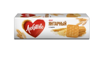 Крекер "Янтарный с сыром" 204гр Любятово