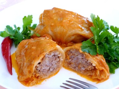 Голубцы с мясом и рисом 1кг. Трест